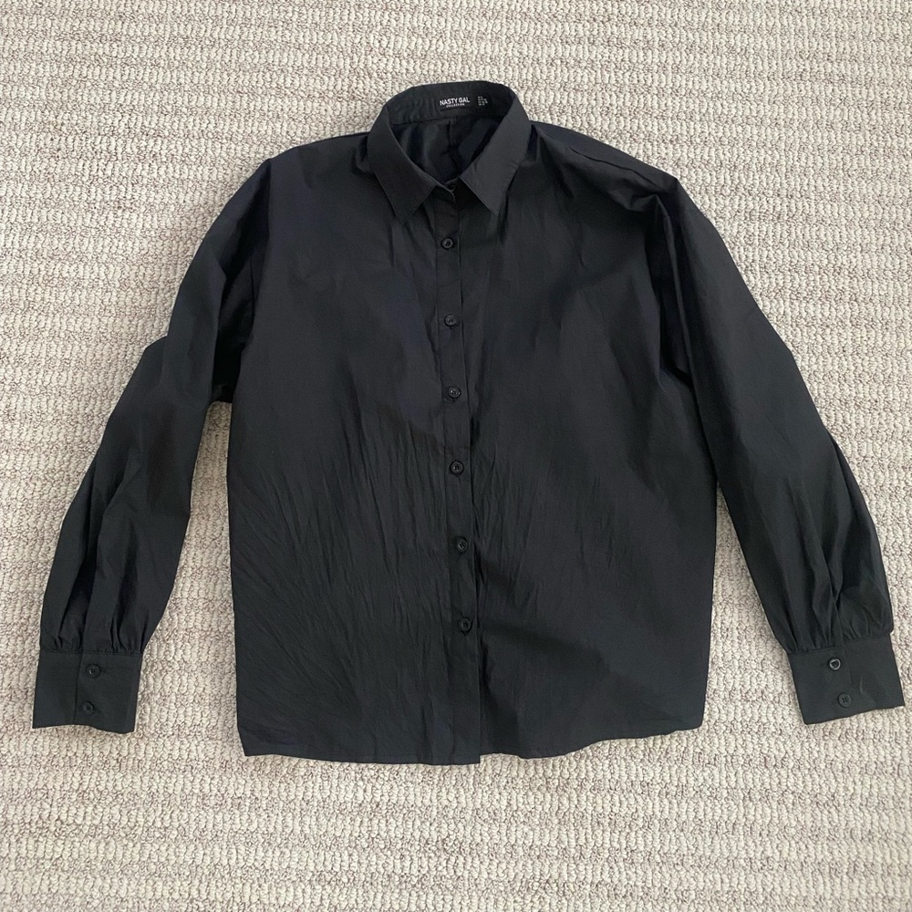 Black Button Down